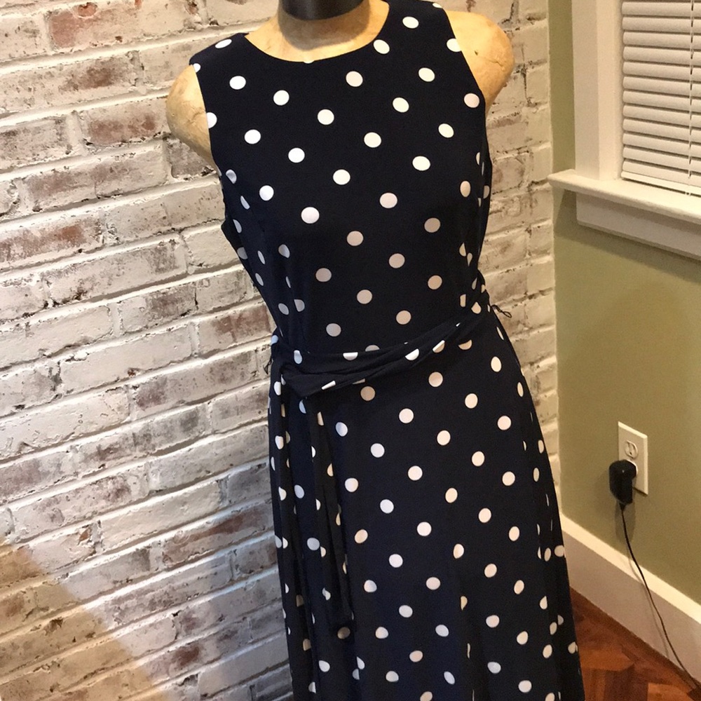 Ralph Lauren Polka dot maxi dress